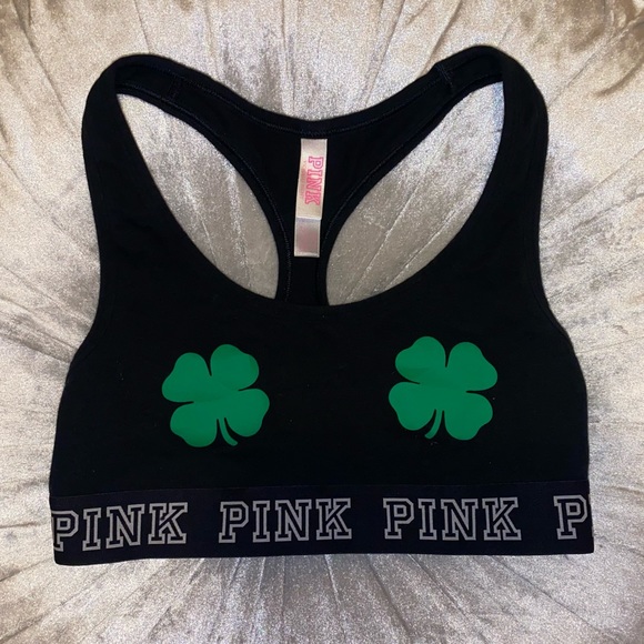 PINK Victoria's Secret Other - LUCKY CLOVER SPORTS BRA (VS PINK)